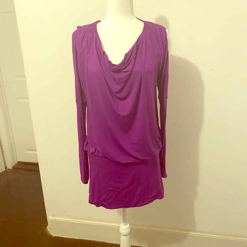 Express purple mini dress